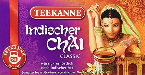 Teekanne Indischer Chai 20 Beutel, 6er Pack (6 x 40 g Packung)