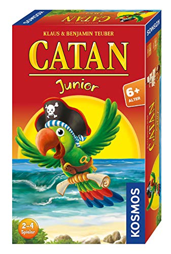 KOSMOS - CATAN Junior Mitbringspiel, kompaktes Brettspiel für Kinder ab 6 Jahren, Strategiespiel für 2 - 4 Spieler, Geschenk für den Kindergeburtstag