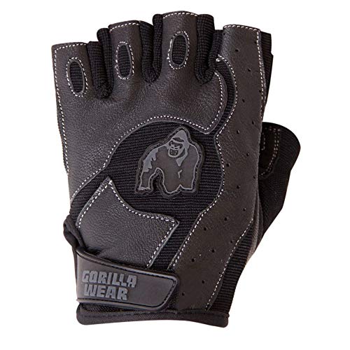 Gorilla Wear Mitchell Training Gloves - schwarz - Bodybuilding und Fitness Accessoires für Damen und Herren, M