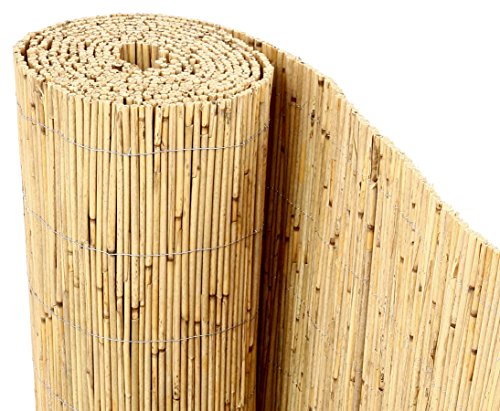Schilfrohrmatten Premium 'Beach', 200 hoch x 600cm breit, ein Produkt von bambus-discount - Sichtschutz Matten Windschutzmatten …