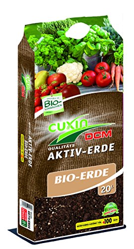 CUXIN DCM AKTIV-ERDE BIO-ERDE 20 l Gemüse Sprossenanzucht Kräutererde