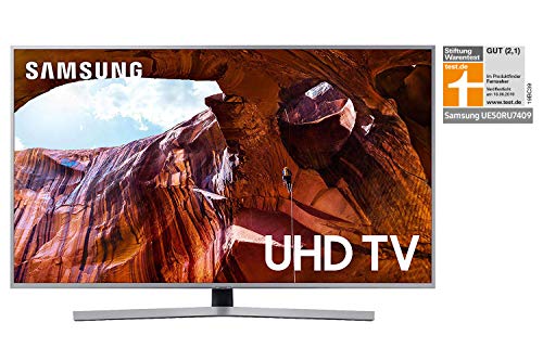 Samsung RU7409 125 cm (50 Zoll) LED Fernseher (Ultra HD, HDR, Triple Tuner, Smart TV) [Modelljahr 2019]