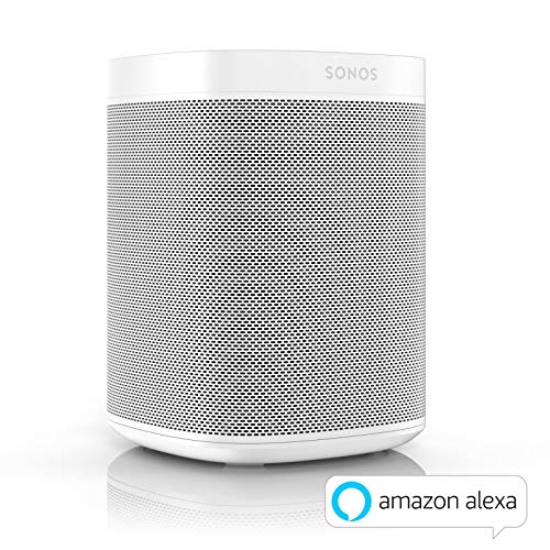 Sonos One Smart Speaker, weiß – Intelligenter WLAN Lautsprecher mit Alexa Sprachsteuerung & AirPlay – Multiroom Speaker für unbegrenztes Musikstreaming