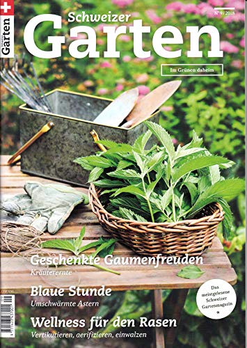 Schweizer Garten (CH) 9 2018 Kräutererde Astern Rasen Zeitschrift Magazin Einzelheft Heft Im Grünen daheim