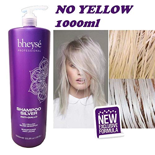 Shampoo Silver Anti Gelb, Kein gelbes Bheysè Professional 1000ml - Renèe Blanche