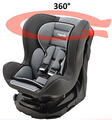 Kinderautositz REVO 360° drehbar und neigbar - gruppen 0+/1-4 farben - Storm
