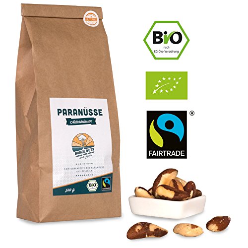 Bio Fairtrade Paranuss-Kerne: Naturbelassen (500g)