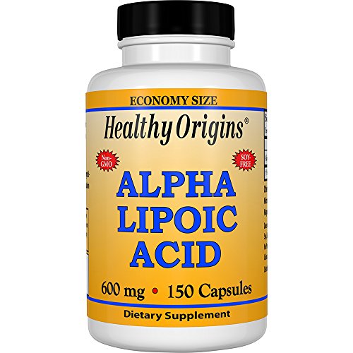 Healthy Origins, Alpha Lipoic Acid (Alpha-Liponsäure), 600mg, 150 Kapseln