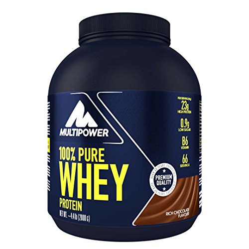 Multipower 100% Pure Whey Protein, Rich Chocolate, 2 kg