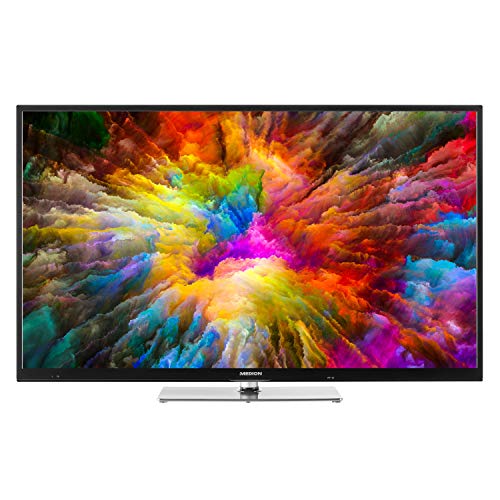 MEDION X14305 108 cm (43 Zoll) UHD Fernseher (Smart-TV, 4K Ultra HD, Dolby Vision HDR, Netflix, Prime Video, WLAN, HD Triple Tuner, DTS Sound, PVR, Bluetooth)
