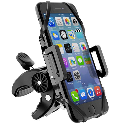 Beikell Handyhalterung Fahrrad, 360° Drehbarer Universal Motorrad Handyhalter - für iPhone X/8/7/6, Samsung und Handy mit 4,3-6,5 Zoll