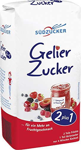Südzucker Gelierzucker 2 plus 1, 2er Pack (2 x 500 g)