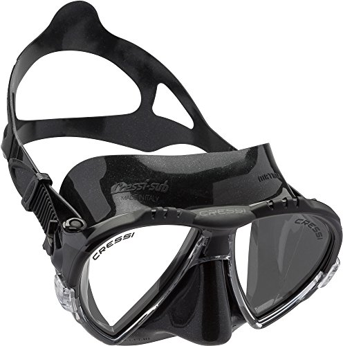 Cressi Unisex Ranger Tauchen Schnorcheln Maske,Schwarz ,DS302050,one size