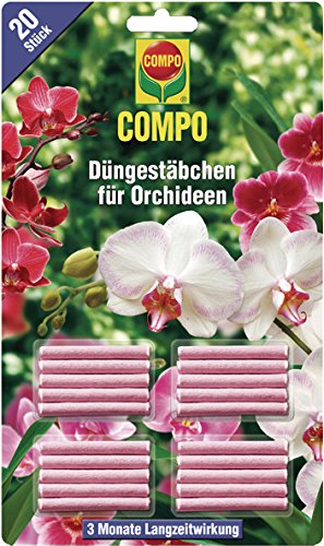 Compo 1197802004 Düngestäbchen für Orchideen, 20 Stück