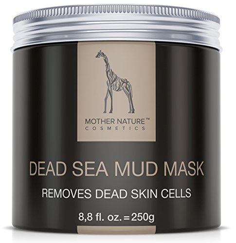 Totes Meer Schlamm Gesichtsmaske by Mother Nature - Pflege für trockene und unreine Haut - Reinigung bei Pickel – Mitesser – Akne - Anti-Aging Maske, 250 g