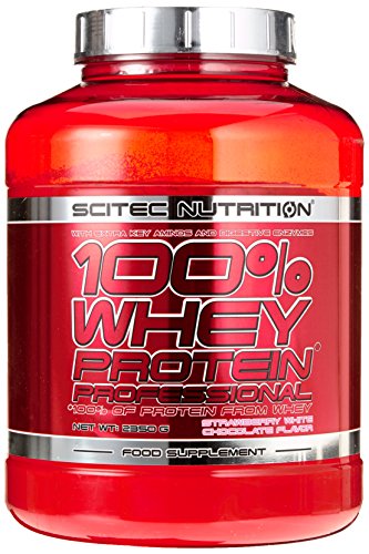 Scitec Nutrition Whey Protein Professional Erdbeer-Weiße Schokolade, 1er Pack (1 x 2350 g)