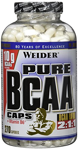 Weider, Pure BCAA Caps, 1er Pack (1x 270 Kapseln)