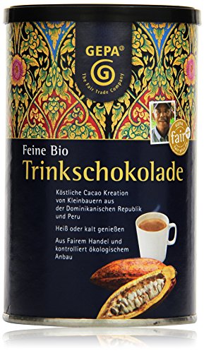 GEPA Feine Bio Trinkschokolade, 2er Pack (2 x 250 g Packung) - Bio