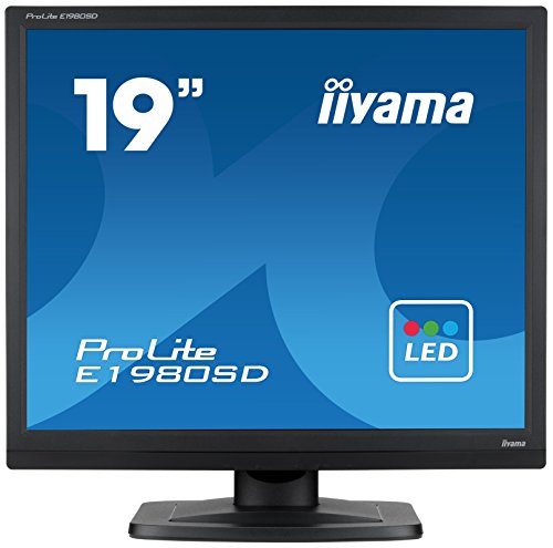 iiyama ProLite E1980SD-B1 48cm (19 Zoll) LED-Monitor SXGA (VGA, DVI) schwarz