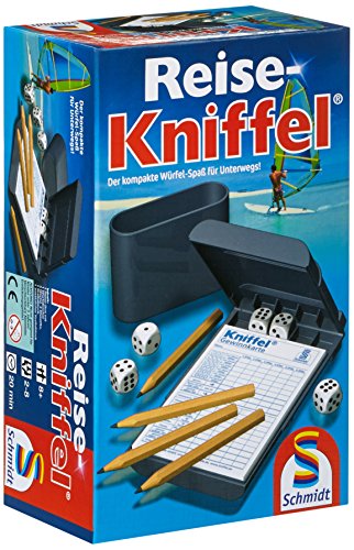 Schmidt Spiele 49091 - Reise-Kniffel mit Zusatzblock