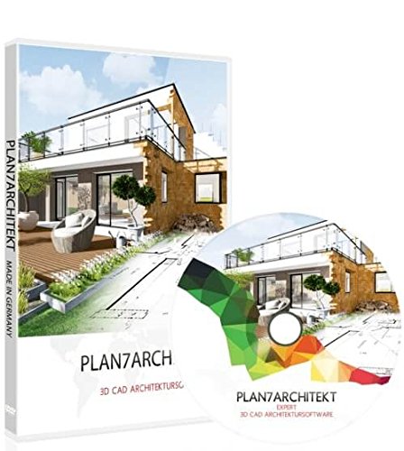 Plan7Architekt Expert 2018 - 3D CAD Hausplaner & Architektursoftware / Programm, einsetzbar als Raumplaner, Einrichtungsplaner, Badplaner, Küchenplaner, zur 3D Visualisierung