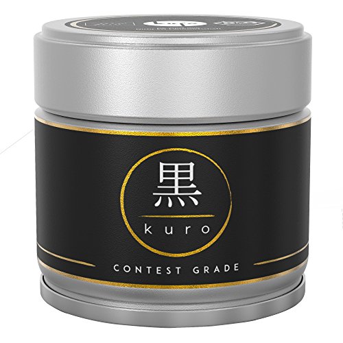 Matcha Kuro – Handgepflückter Super Premium Bio-Matcha-Tee aus Japan (30g) – Extrafeines Grüntee-Pulver bio-zertifiziert nach DE-ÖKO-006 – voll beschattet