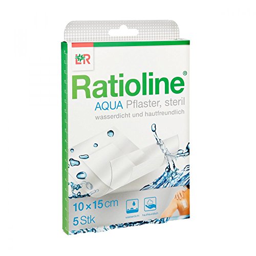 Ratioline aqua Duschpflaster Plus 10x15 cm steril 5 stk
