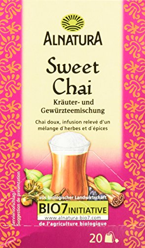 Alnatura Bio Sweet-Chai-Tee, 20 Beutel, 6er Pack (6 x 40 g)