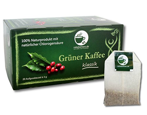 Grüner Kaffee klassik Portionsbeutel (20x3g)