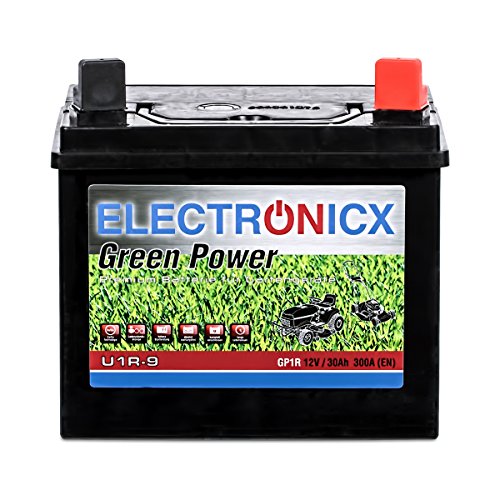 Electronicx U1R 30Ah 300A Green Power Batterie Rasentraktor Aufsitzrasenmäher Gartengeräte Motorrad Starterbatterie 12V