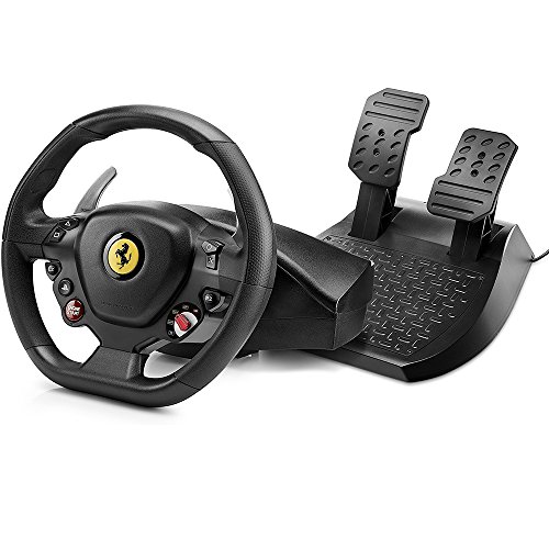 Trustmaster 4160672 'T80' Racing Wheel Ferrari '488 GTB' für PS4 und PC schwarz