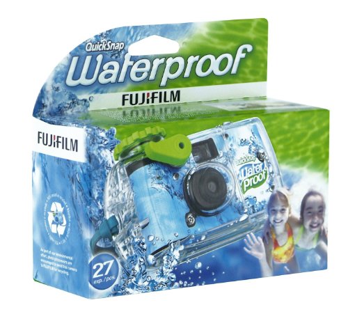 Fujifilm Quicksnap Marine Einwegkamera für Unterwasseraufnahmen (27 Aufnahmen, wasserdicht bis 10 m)