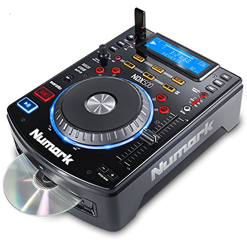 Numark NDX500 USB/CD Player und DJ Controller mit Jog Wheel zum Scratchen integriertes USB Audiointerface Automatischer BPM Analyzer und Tap Tempo