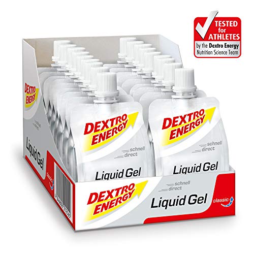 Dextro Energy Gel Sport | 18 x 60ml Dextro Energy Classic Liquid Gel | Liquid Gel mit Dextrose | Ideal für Unterwegs & als Sportgetränk