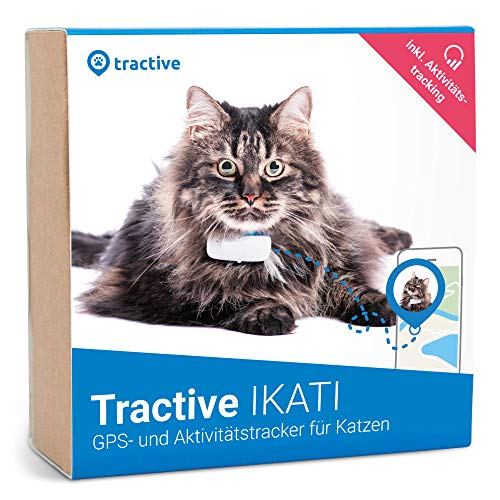 Tractive NEU 2019 IKATI GPS Tracker für Katzen mit integriertem Aktivitätstracking