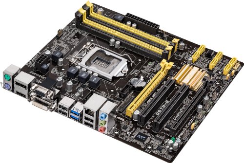 Asus Q87M-E (C2) Haswell Mainboard Sockel 1150 (micro-ATX, Intel Q87, 16x PCIe, DDR3 Speicher, SATA III)