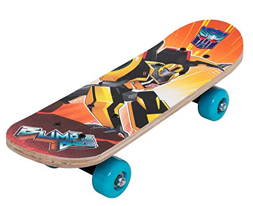Joy Toy 96799 - Transformers Mini-Skateboard aus Holz, 43 x 12 x 8 cm