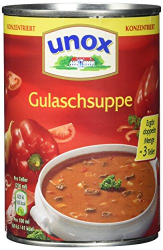 Unox  Konzentrat Gulasch Suppe 3 Teller, 6er-Pack (6 x 382 ml)