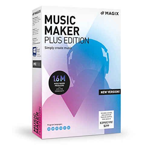 MAGIX Music Maker - 2019 Plus Edition - Beats produzieren, aufnehmen und mixen