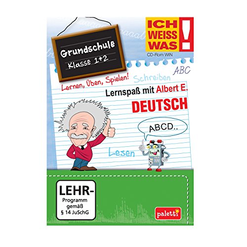 Ich weiss was!: Deutsch - Grundschule Klasse 1 + 2 - Lernspaß mit Albert E.