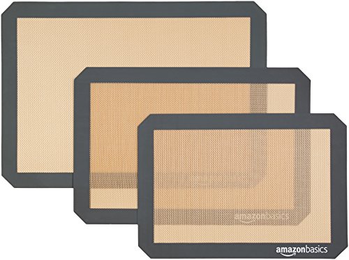 AmazonBasics - Backmatte aus Silikon, 3 Stück