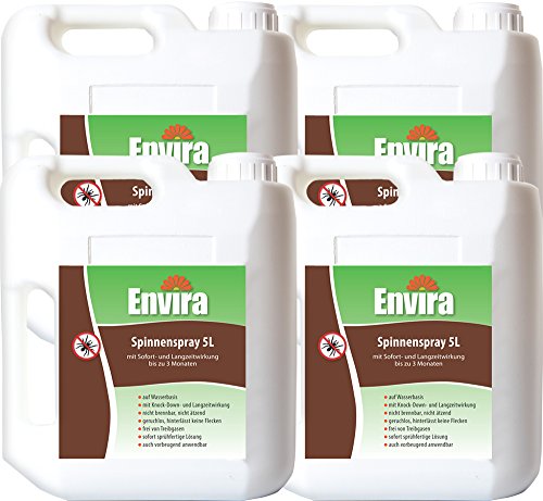 ENVIRA Spray gegen Spinnen 4x5Ltr