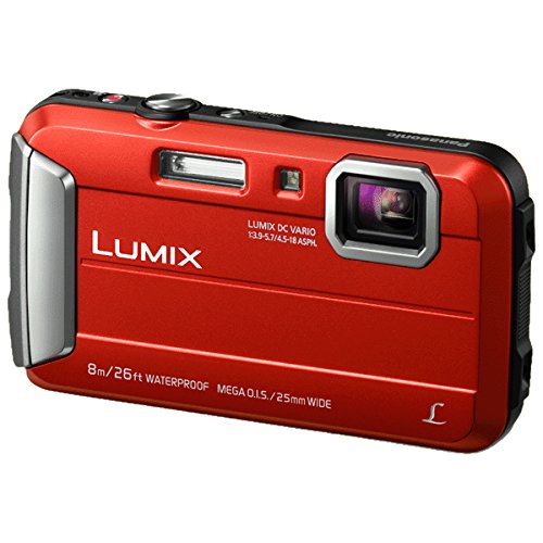 Panasonic LUMIX DMC-FT30EG-R Outdoor Kamera (16,1 Megapixel, 4x opt. Zoom, 2,6 Zoll LCD-Display, wasserdicht bis 8 m, 220 MB interne Speicher, USB) rot