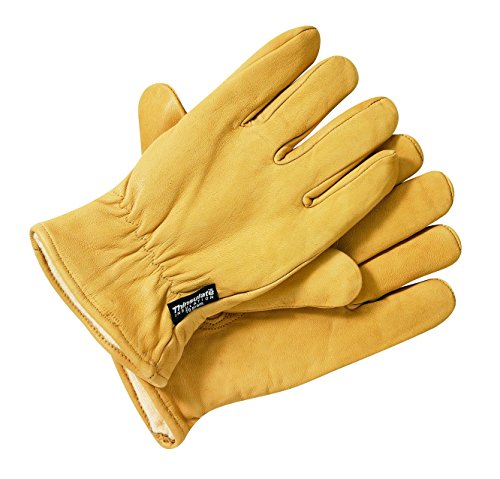 Dickies Herren Handschuhe Handschuhe Lined Leather Gloves beige (Tan) Medium