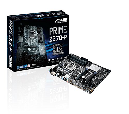 Asus Prime Z270-P Gaming Mainboard Sockel 1151 (ATX, Intel Z270, Kabylake, 4x DDR4-Speicher, USB 3.0, M.2 Schnittstelle)