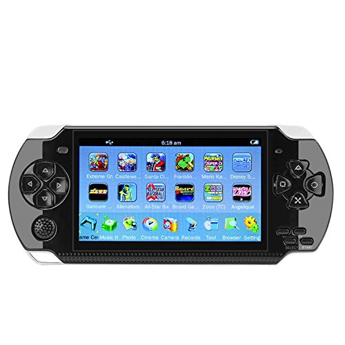 QUMOX 4,3 'Portable 8 GB 32Bit Handheld PSP Spielekonsole Player Eingebaute 100 Spiele