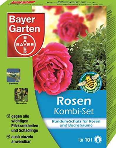 Bayer Garten Rosen Kombi-Set Pilzbekämpfung, Weiß, 130 ml