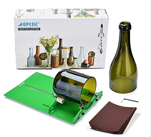 New Bottle Cutter, AGPtek Glasflasche Cutter Scoring-Maschine Ausschnitt-Tool zum Erstellen von Stained Glass, Flaschen Pflanzmaschinen, Flaschen Lampen, Kerzenständer