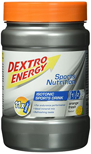 Dextro Energy Iso Drink Orange Fresh / Isotones Fitness-Getränkepulver mit Kohlenhydraten & Mineralstoffen für Ausdauersportler / 1 Dose (440g)