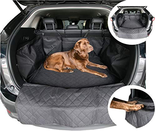 fixcape Doggy Komfortable Kombi SUV Schutzmatte Hundedecke Kofferraumschutz Kofferraumdecke Schondecke Auto Kofferraum Hund Seitenschutz antirutsch